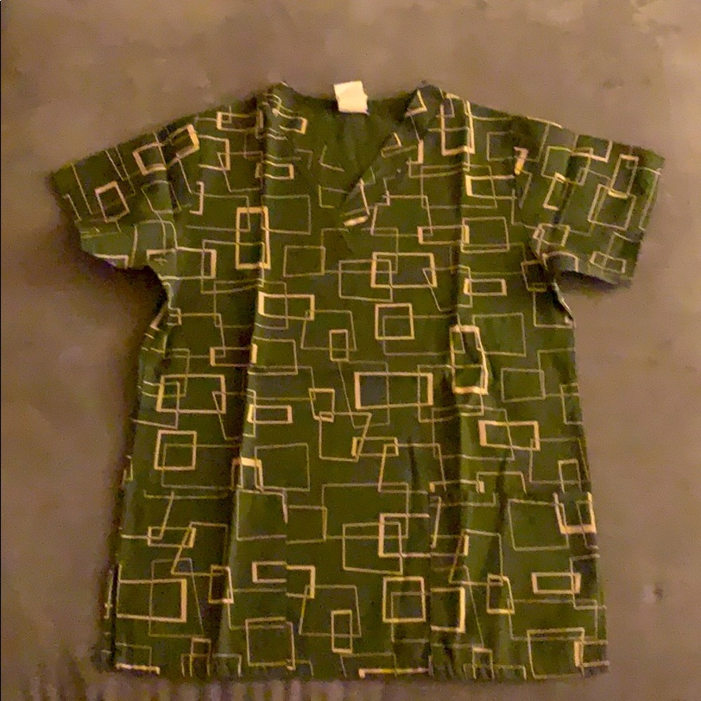 Green Scrub top